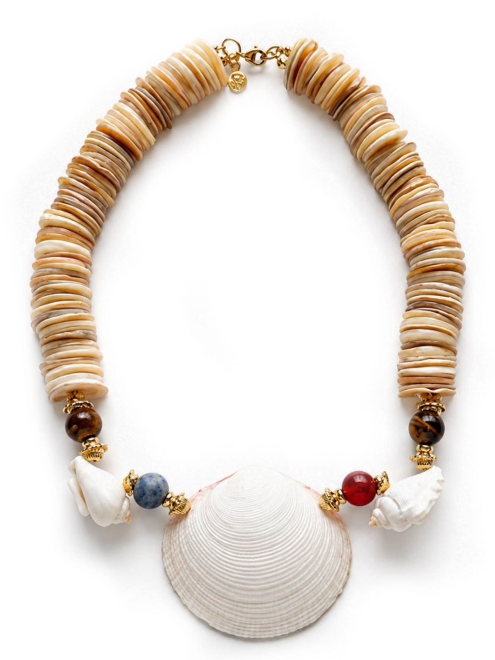 NEW Mayamar Seashell Cove Chunky Boho Coastal Necklace